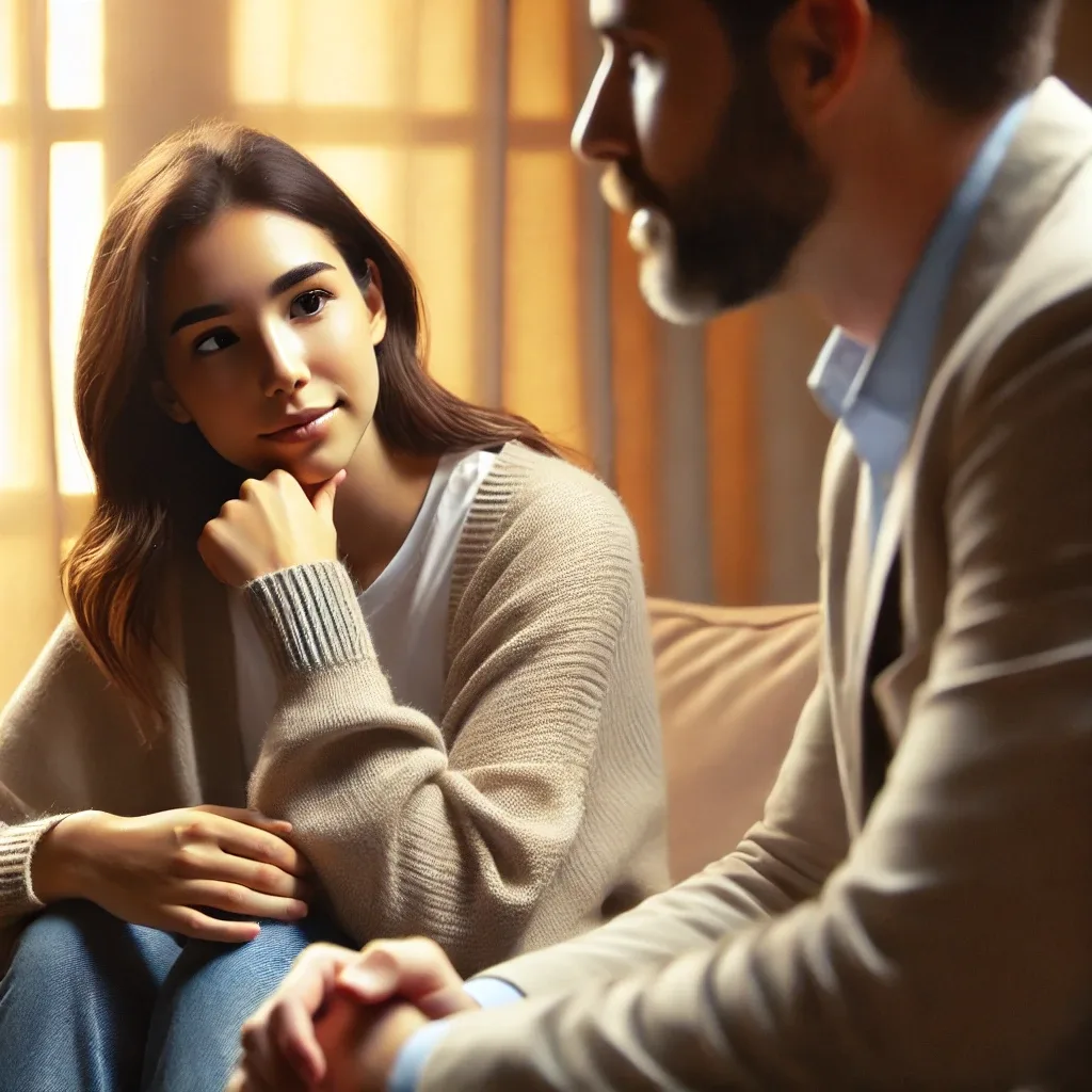 Social Worker or Therapist in Counseling Session Social Worker or Therapist in Counseling Session
