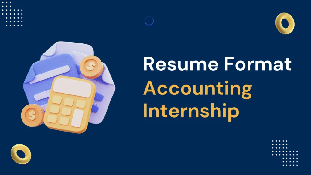 Accounting Internship Resume